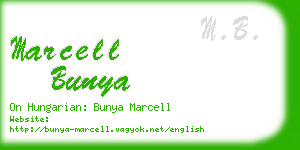 marcell bunya business card